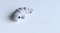 Load image into Gallery viewer, Krew3D Printables - Tiny Manatee - 3D Printed, Articulated, and Super Wiggly | 3D Printed Flexible Fidget Collectible Gift for Kids & Adults | ZOU3D
