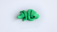 Load image into Gallery viewer, Krew3D Printables - Tiny Crocodile - 3D Printed, Articulated, and Super Wiggly | 3D Printed Flexible Fidget Collectible Gift for Kids & Adults | ZOU3D