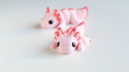 Load image into Gallery viewer, Krew3D Printables - Tiny Axolotl - 3D Printed, Articulated, and Super Wiggly | 3D Printed Flexible Fidget Collectible Gift for Kids & Adults | ZOU3D