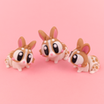 Load image into Gallery viewer, Krew3D Printables - Articulated Baby Bunnies - 3D Printed, Articulated, and Super Wiggly | 3D Printed Flexible Fidget Collectible Gift for Kids & Adults | 3DGOB