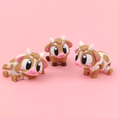 Load image into Gallery viewer, Krew3D Printables - Articulated Baby Cow - 3D Printed, Articulated, and Super Wiggly | 3D Printed Flexible Fidget Collectible Gift for Kids & Adults | 3DGOB