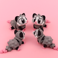 Load image into Gallery viewer, Krew3D Printables - Articulated Baby Opossum - 3D Printed, Articulated, and Super Wiggly | 3D Printed Flexible Fidget Collectible Gift for Kids | 3DGOB