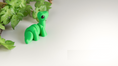 Load image into Gallery viewer, Krew3D Printables - Tiny Brontosaurus - 3D Printed, Articulated, and Super Wiggly | 3D Printed Flexible Fidget Collectible Gift for Kids & Adults | ZOU3D