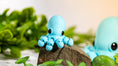 Load image into Gallery viewer, Krew3D Printables - Tiny Octopus - 3D Printed, Articulated, and Super Wiggly | 3D Printed Flexible Fidget Collectible Gift for Kids & Adults | ZOU3D