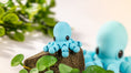 Load image into Gallery viewer, Krew3D Printables - Tiny Octopus - 3D Printed, Articulated, and Super Wiggly | 3D Printed Flexible Fidget Collectible Gift for Kids & Adults | ZOU3D