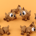 Load image into Gallery viewer, Krew3D Printables - Articulated Baby Goat - 3D Printed, Articulated, and Super Wiggly | 3D Printed Flexible Fidget Collectible Gift for Kids & Adults | 3DGOB