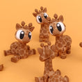 Load image into Gallery viewer, Krew3D Printables - Articulated Baby Giraffe - Tall, Adorable & Articulated | 3D Printed Flexible Fidget Collectible Gift for Kids & Adults | 3DGOB