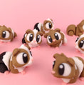 Load image into Gallery viewer, Krew3D Printables - Articulated Baby Guinea Pig with Mini Cage & Wheel - The Cutest Little Pet! | 3D Printed Flexible Fidget Collectible Gift for Kids | 3DGOB