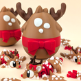 Load image into Gallery viewer, Krew3D Printables – Reindeer & Egg Design Showcase | 3D Printed Articulated Holiday Collectible | Flexible Fidget Toy & Christmas Gifts | 3DGOB