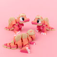 Load image into Gallery viewer, Krew3D Printables - Articulated Baby Spinosaurus - 3D Printed, Articulated, and Super Wiggly | 3D Printed Flexible Fidget Collectible Gift for Kids | 3DGOB