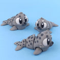 Load image into Gallery viewer, Krew3D Printables - Articulated Baby Seal - 3D Printed, Articulated, and Super Wiggly | 3D Printed Flexible Fidget Collectible Gift for Kids & Adults | 3DGOB