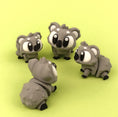 Load image into Gallery viewer, Krew3D Printables - Articulated Baby Koala - 3D Printed, Articulated, and Super Wiggly | 3D Printed Flexible Fidget Collectible Gift for Kids & Adults | 3DGOB