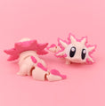 Load image into Gallery viewer, Krew3D Printables - Articulated Baby Axolotl - 3D Printed, Articulated, and Super Wiggly | 3D Printed Flexible Fidget Collectible Gift for Kids & Adults | 3DGOB