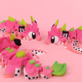 Load image into Gallery viewer, Krew3D Printables - Articulated Baby Dragon Fruit Dragon & Egg - 3D Printed, Articulated, and Super Wiggly | 3D Printed Flexible Fidget Collectible | 3DGOB