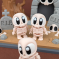Load image into Gallery viewer, Krew3D Printables – Skeleton & Graveyard Showcase | 3D Printed Articulated Halloween Toy | Flexible Fidget Collectible & Spooky Gifts | 3DGOB