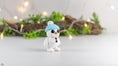 Load image into Gallery viewer, Krew3D Printables - Tiny Snowman - 3D Printed, Articulated, and Super Wiggly | 3D Printed Flexible Fidget Collectible Gift for Kids & Adults | ZOU3D