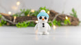 Load image into Gallery viewer, Krew3D Printables - Tiny Snowman - 3D Printed, Articulated, and Super Wiggly | 3D Printed Flexible Fidget Collectible Gift for Kids & Adults | ZOU3D