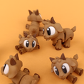 Load image into Gallery viewer, Krew3D Printables - Articulated Baby Goat - 3D Printed, Articulated, and Super Wiggly | 3D Printed Flexible Fidget Collectible Gift for Kids & Adults | 3DGOB