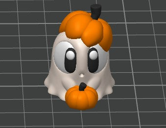 Krew3D Printables - Articulated Baby Ghost & Graveyard Showcase - Spooky-Cute Halloween Collectible | 3D Printed Flexible Toy Gift for Kids | 3DGOB