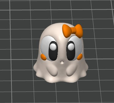 Krew3D Printables - Articulated Baby Ghost & Graveyard Showcase - Spooky-Cute Halloween Collectible | 3D Printed Flexible Toy Gift for Kids | 3DGOB