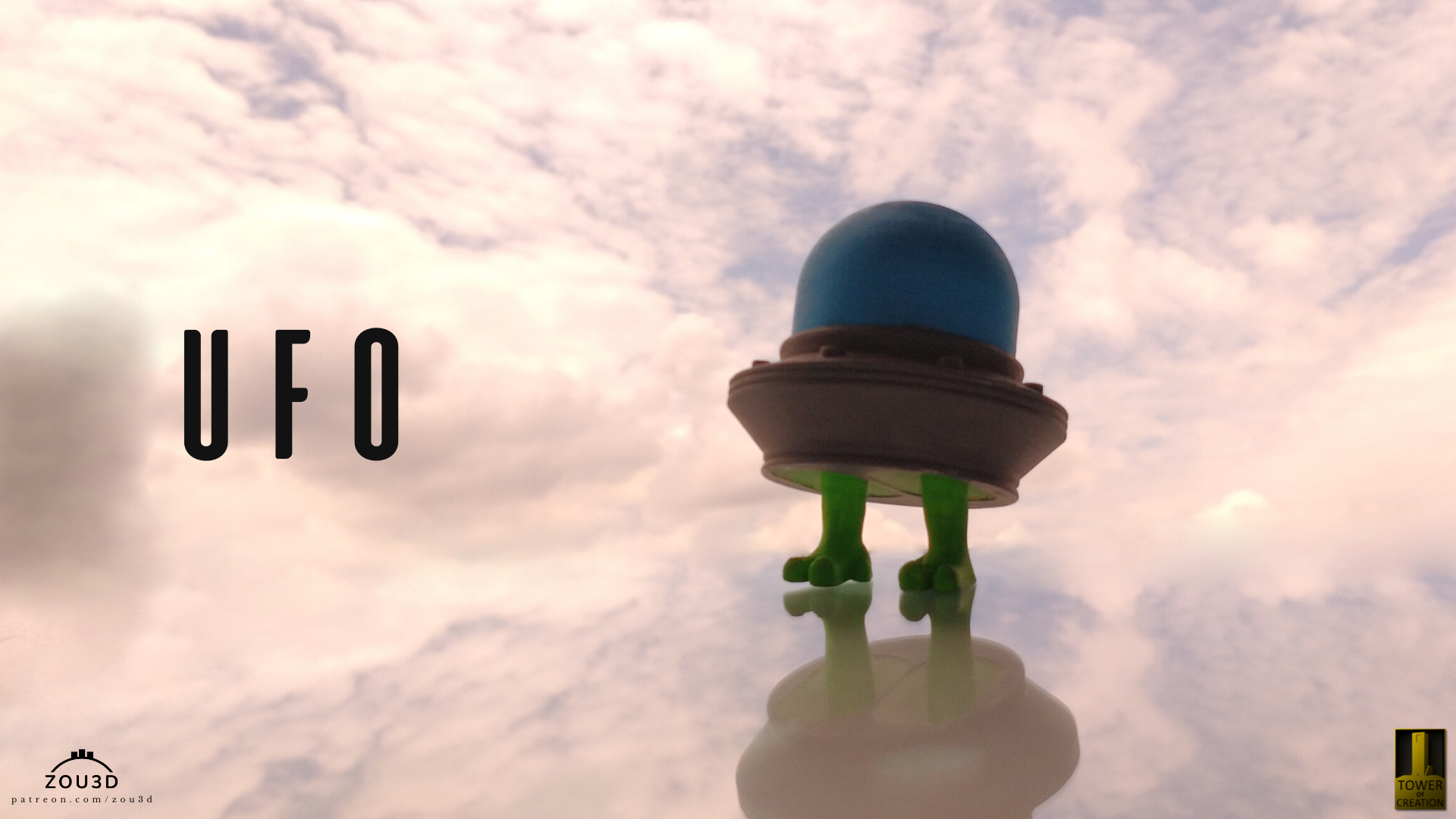 Tiny UFO – 3D Printed, Articulated, and Super Wiggly