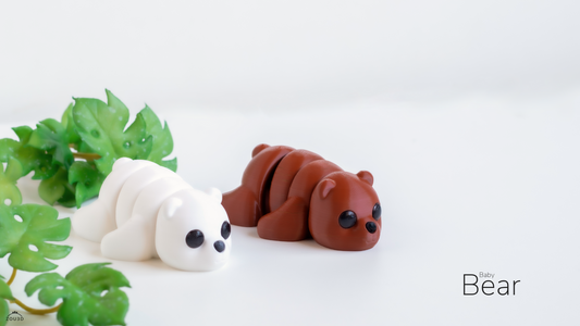 Tiny Bear – 3D Printed, Articulated, and Super Wiggly