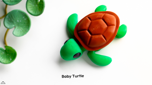 Tiny Turtle – 3D Printed, Articulated, and Super Wiggly