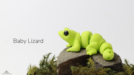 Tiny Lizard – 3D Printed, Articulated, and Super Wiggly