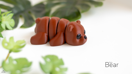 Tiny Bear – 3D Printed, Articulated, and Super Wiggly