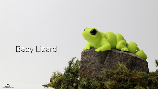 Tiny Lizard – 3D Printed, Articulated, and Super Wiggly