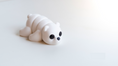 Load image into Gallery viewer, Krew3D Printables - Tiny Bear - 3D Printed, Articulated, and Super Wiggly | 3D Printed Flexible Fidget Collectible Gift for Kids & Adults | ZOU3D

