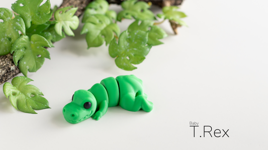 Tiny T-Rex – 3D Printed, Articulated, and Super Wiggly