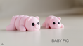 Load image into Gallery viewer, Tiny Pig – 3D Printed, Articulated, and Super Wiggly
