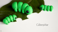 Load image into Gallery viewer, TIny Caterpillar – 3D Printed, Articulated, and Super Wiggly
