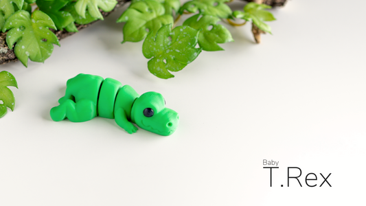 Tiny T-Rex – 3D Printed, Articulated, and Super Wiggly