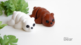 Load image into Gallery viewer, Tiny Bear – 3D Printed, Articulated, and Super Wiggly

