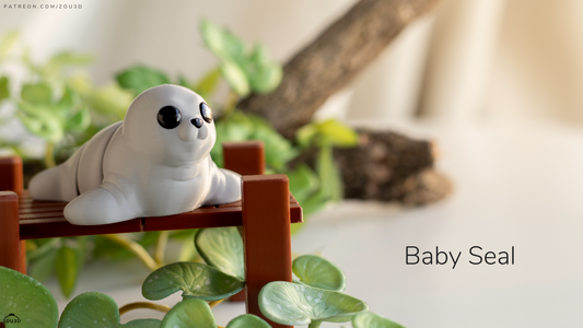 TIny Seal – 3D Printed, Articulated, and Super Wiggly