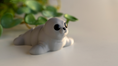 Load image into Gallery viewer, Krew3D Printables - TIny Seal - 3D Printed, Articulated, and Super Wiggly | 3D Printed Flexible Fidget Collectible Gift for Kids & Adults | ZOU3D

