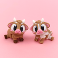 Load image into Gallery viewer, Flexi Baby Cow – 3D Printed, Articulated, and Super Wiggly
