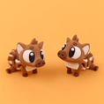Load image into Gallery viewer, Flexi Baby Boar – 3D Printed, Articulated, and Super Wiggly
