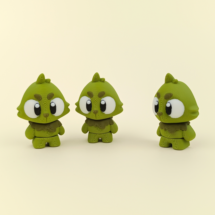 Flexi Baby Grinch – 3D Printed, Articulated, and Super Wiggly