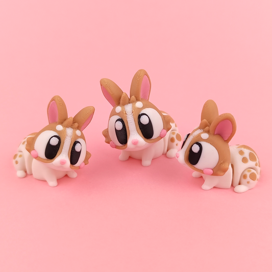 Flexi Baby Bunnies – 3D Printed, Articulated, and Super Wiggly