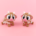 Load image into Gallery viewer, Flexi Baby Cow – 3D Printed, Articulated, and Super Wiggly
