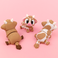 Load image into Gallery viewer, Flexi Baby Cow – 3D Printed, Articulated, and Super Wiggly
