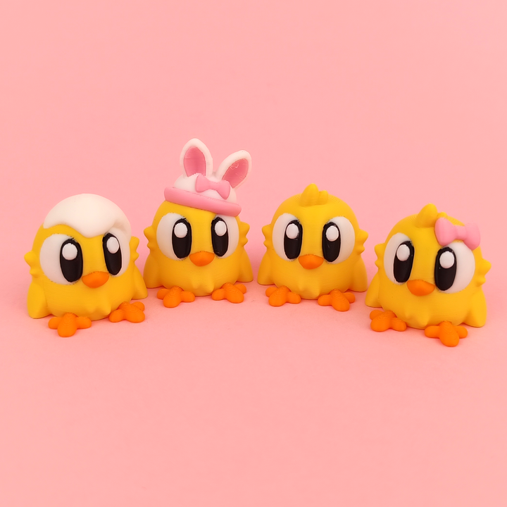 Flexi Baby Easter Chicks – 3D Printed, Articulated, and Super Wiggly