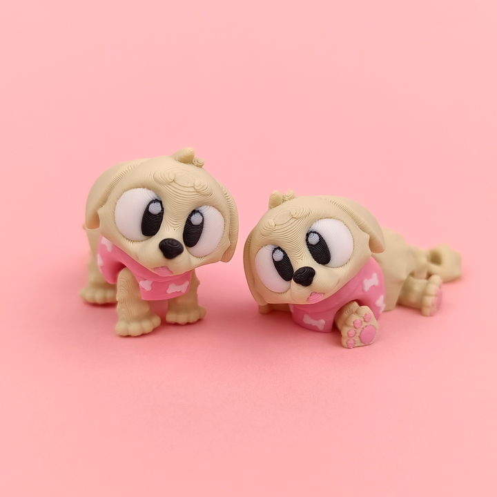 Flexi Baby Golden Retriever – 3D Printed, Articulated, and Super Wiggly