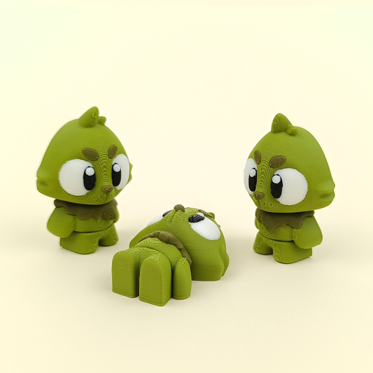 Flexi Baby Grinch – 3D Printed, Articulated, and Super Wiggly