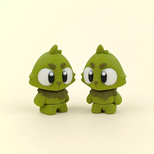 Flexi Baby Grinch – 3D Printed, Articulated, and Super Wiggly