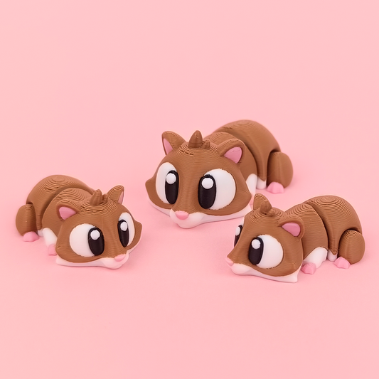 Flexi Baby Hamster – 3D Printed, Articulated, and Super Wiggly