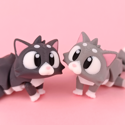 Flexi Baby Cat – 3D Printed, Articulated, and Super Wiggly